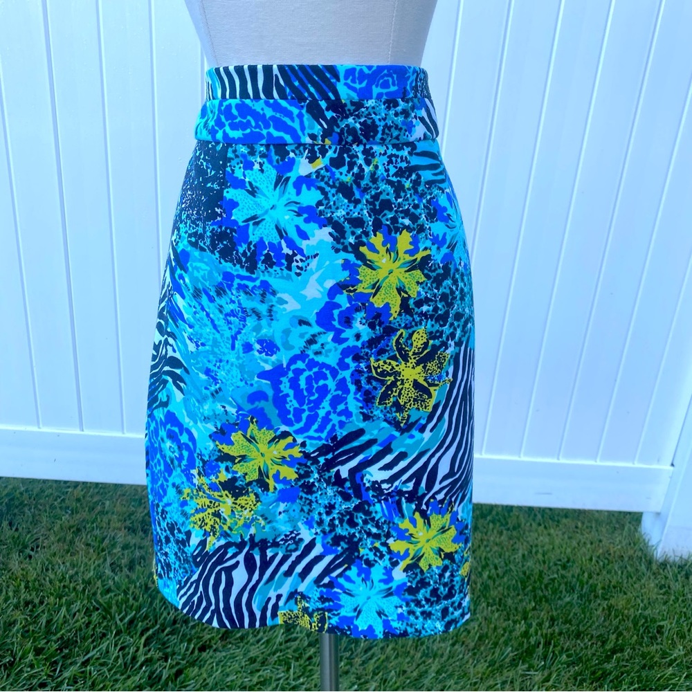 Grace Elements Colorful Pencil Skirt - Picture 4 of 12